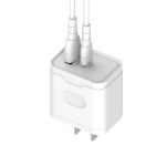 Somostel Factory Price PD 20W Mobile Phone USB Wall Charger Q.C3.0 Fast Charging Type C EU US Plug Travel Chargers Adapter White - Image 5