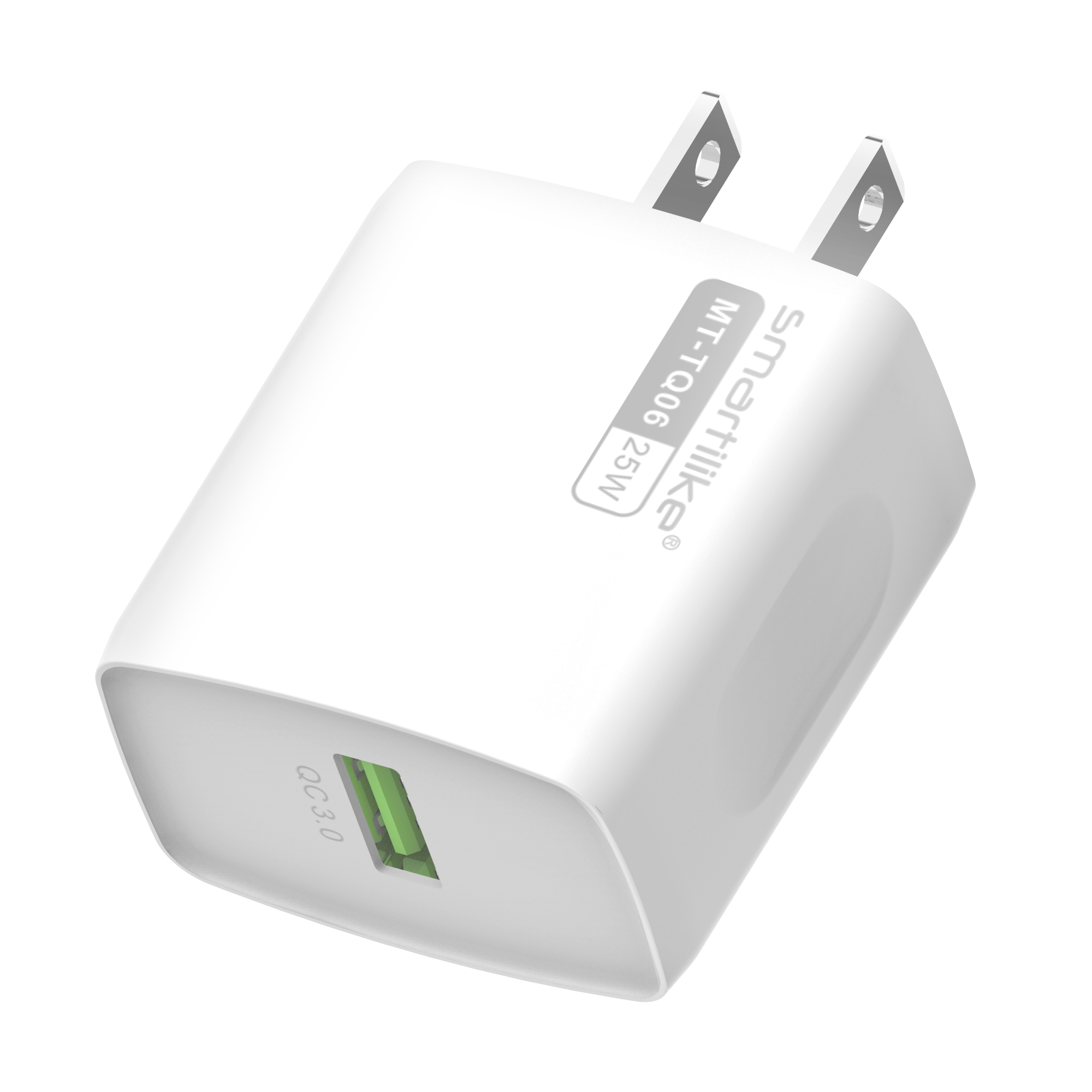 H1e92dc1054384610a8489b1e144c5333f.png 2025 NEW PRODUCT Smartlike MT-TQ06 QC3.0 25W FAST TRAVEL CHARGER for Mobile Phone - Image 1