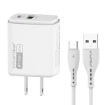 2025 NEW PRODUCT Smartlike MT-TQ07 USB-A + USB-C 35W 2 in 1 DUAL PORTS FAST TRAVEL CHARGER  for Mobile Phone - Image 5