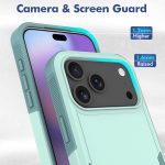 Cyan Armor Shockproof Phone Case for iPhone 17 Pro Max High Quality Mobile Phone Case for iPhone 17 Air 17 Pro 16 15 All Phones - Image 3