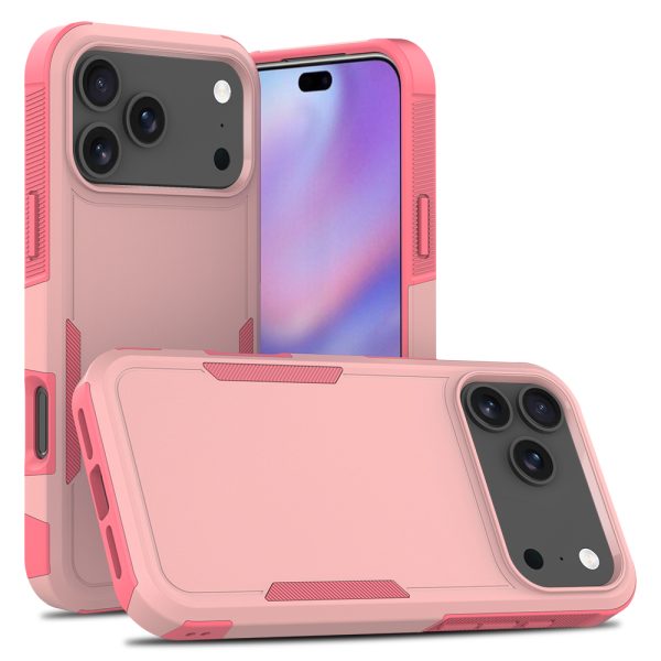 Pink Armor Shockproof Phone Case for iPhone 17 Pro Max High Quality Mobile Phone Case for iPhone 17 Air 17 Pro 16 15 All Phones
