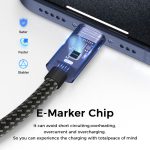 UNIEAN Wholesale 2M 3M USB 3.2 C Female 4K to Usb Male Type C Usb Fast Charging Cable Data Cables for Iphones 15 Pro Max - Image 6