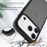 For IPhone 17 Pro Accessory SilverShield Hard Case with Matte Smoked Paint Skin Feel Durable Fundas for Celualres - Image 4