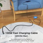 UNIEAN Wholesale 2M 3M USB 3.2 C Female 4K to Usb Male Type C Usb Fast Charging Cable Data Cables for Iphones 15 Pro Max - Image 4