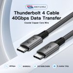 USB 4.0 Coaxial Type-c 40Gbps 8K Video 20V 5A Mobile Phone Computer Charger Cable USB Cable PD 100W Type C to Type C Cable - Image 2