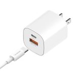 Somostel 20W PD Quick Charger Type C Wall Charger Mobile Phone Dual Ports 2 in 1 USB-C Q.C.3.0 Fast Charging EU US Plug - Image 4
