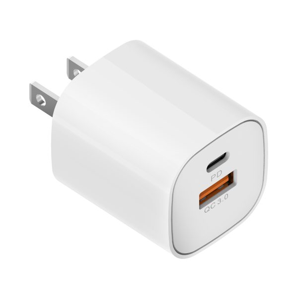 Factory Somostel SMS-Q68 PD+QC3.0 20W Dual Port Fast Charger for Mobile Phone