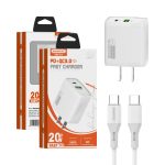 Factory Somostel SMS-Q78 PD+QC3.0 20W Charger with Exclusive Color-coordinated PD Cable ast Charging Cargadores De Carga Rapida - Image 5