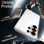 1.5 mm Anti-Scratch Clear Magnetic Phone Case for Samsung S26 Ultra Transparent Wireless Charging Shockproof Mobile Phone Case - Image 5