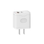 Somostel Factory Price PD 20W Mobile Phone USB Wall Charger Q.C3.0 Fast Charging Type C EU US Plug Travel Chargers Adapter White - Image 3
