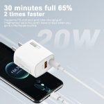 Factory Wholesale Cargador 20w Celular USB Type C Fast Charger Travel Adapter for iphone 17 Pro EU US Plug Cell Phone Charger - Image 4