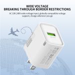 2025 QC3.0 USB Wall Charger Glowing LED 18W Cell Phone Charger for Samsung S25 Ultra iphone 17 Cargador Rapido Travel Adapter - Image 4