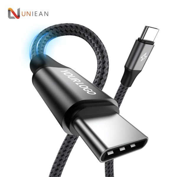 UNIEAN Factory Wholesale 2M 5V2A 60W Type C USB Fast Charging Cable 2.0 for Iphones Printers Computers