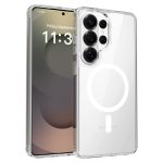 2.0 mm Anti-Scratch Clear Magnetic Phone Case for Samsung S26 Ultra Transparent Wireless Charging Shockproof Mobile Phone Case