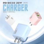 On Sale 20W Fast Charger PD+QC3.0 Cargador De Combo De Cargador Rapido for iphone 17 16 15 Pro Max USB Type C Cell Phone Charger - Image 2