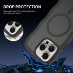 For iPhone 16 Pro Max Case Skin Feeling Wave Phone Case Shockproof Wireless Charging Magnetic Mobile Phone Case for iPhone - Image 4