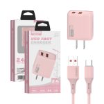 Somostel SMS-Q76 Dual USB Charger 2.4A Colorful Charger With Cable for IPhone Cargadores De Carga Rapida - Image 3