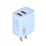 Somostel Phone Dual USB Wall Charger with Exclusive Color-coordinated USB Cable 2.1A Fast Charging Travel Chargers EU US Plug - Image 3