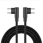 Wholesale PD 60W Upgrade Type C to C Nylon Fast Charging Data USB C Cable 90 Degree Angle 3A for Computer - Image 4