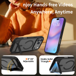 For iPhone 17 Pro Max Magnetic Cell Phone Case with Stand Custom Translucent Shockproof Soft Mobile Phone Case for iPhone Series - Image 6