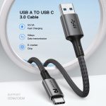 UNIEAN Wholesale 2M 3M 90° Usb a to C 3.0 Cable Type C Usb Fast Charging Cable Data Cables for Mobile Phones to Ps5 Android - Image 2