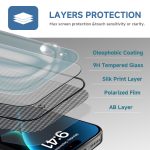 Hot Selling Free Sample Privacy Slik Printing Tempered Glass Screen Protector for iPhone 17 Pro Max - Image 3