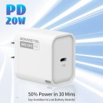Wholesale EU US Cargador 20w Fast Charger Cell Phone Portable Type C Charger for iphone 17 Air Cargador Rapido Travel Adapter - Image 3