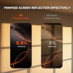 AR Anti-Reflective 9H 2.5D Tempered Glass Screen Protector Ultra Clear Enhancing Transparency for iPhone 17 Pro Max - Image 5