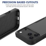 High Quality Armor Shockproof Mobile Phone Case for iPhone 15 16 17 Pro Max PC TPU Hybrid Anti-Slip iPhone 17 Phone Case - Image 3
