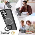 Luxury 2.0 mm Skin Feeling Magnetic Phone Case for Samsung S26 Ultra with Racket Stand Translucent Shockproof Mobile Phone Case - Image 6