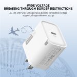 Wholesale EU US Cargador 20w Fast Charger Cell Phone Portable Type C Charger for iphone 17 Air Cargador Rapido Travel Adapter - Image 5