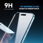 For iPhone 17 Air Tempered Glass Film Waterproof Anti-Shock HD Clear Full Cover 9H Hardness AR Silk Print Screen Protector - Image 5