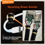 UNIEAN Wholesale Fast Charging 2M 3M PVC Silicone USB a to Type-C 2A Micro USB Cable Data Cables for IPhones 15 Pro Max Printers - Image 2