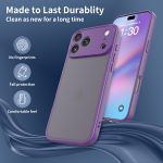 For iPhone 17 Pro Max Case Lens Protective Shockproof Mobile Phone Cover TPU PC Skin Feeling Cell Phone Cases for All Phones - Image 2