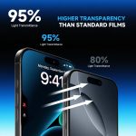 For iPhone 17 Air Tempered Glass Film Waterproof Anti-Shock HD Clear Full Cover 9H Hardness AR Silk Print Screen Protector - Image 4