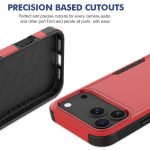 Red Armor Shockproof Phone Case for iPhone 17 Pro Max High Quality Mobile Phone Case for iPhone 17 Air 17 Pro 16 15 All Phones - Image 4