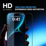For iPhone 17 Air Tempered Glass Film Waterproof Anti-Shock HD Clear Full Cover 9H Hardness AR Silk Print Screen Protector - Image 6