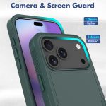 Green Armor Shockproof Phone Case for iPhone 17 Pro Max High Quality Mobile Phone Case for iPhone 17 Air 17 Pro 16 15 All Phones - Image 2