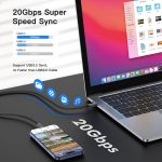 UNIEAN USB3.2 Type C Cable Fast Charging PD100W 240W 20Gbps 3.2 Gen2 Usb C Data Cable Type C Cable Wholesale for Iphone - Image 6