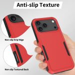 Red Armor Shockproof Phone Case for iPhone 17 Pro Max High Quality Mobile Phone Case for iPhone 17 Air 17 Pro 16 15 All Phones - Image 2
