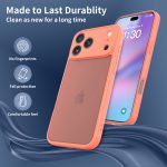 For iPhone 17 Pro Max Case Lens Protective Shockproof Mobile Phone Cover TPU PC Skin Feeling Cell Phone Cases for All Phones - Image 3