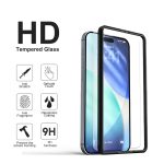 Wholesale 9H HD Full Coverage Protective Film Tempered Glass Screen Protector With Easy to Stick Frame for iPhone 17 - Image 2
