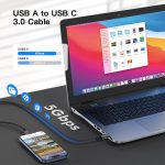 UNIEAN Wholesale 2M 3M 90° Usb a to C 3.0 Cable Type C Usb Fast Charging Cable Data Cables for Mobile Phones to Ps5 Android - Image 3