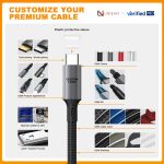 UNIEAN Factory Wholesale 2M 3M USB C 60W 2.0 Cable 5V2A 12W Type C Usb Fast Charging Cable USB a to C Data Cables for Iphones - Image 6