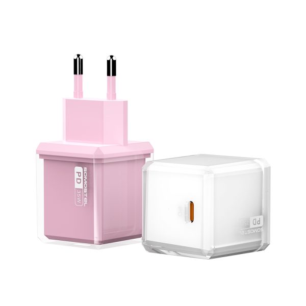 Somostel SMS-Q34 PD35W 2 in 1  TRAVEL Universal Charger Type C Fast Charging Cargadores De Carga Rapida