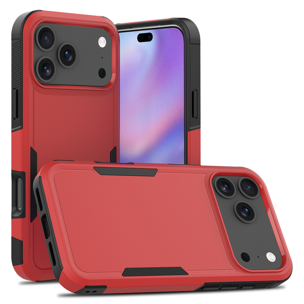 Hba01654beda944638576bd19b326480dq.jpg Red Armor Shockproof Phone Case for iPhone 17 Pro Max High Quality Mobile Phone Case for iPhone 17 Air 17 Pro 16 15 All Phones - Image 1