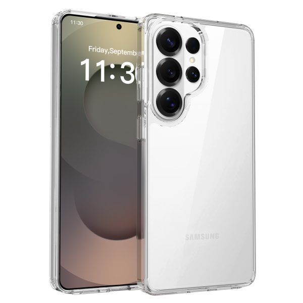 New 1.5 mm Anti-Scratch Clear Phone Case for Samsung S26 Ultra Transparent Wireless Charging Shockproof Mobile Phone Case