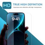 Wholesale 9H HD Full Coverage Protective Film Tempered Glass Screen Protector With Easy to Stick Frame for iPhone 17 - Image 3