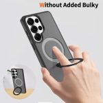 Luxury 2.0 mm Skin Feeling Magnetic Phone Case for Samsung S26 Ultra with Racket Stand Translucent Shockproof Mobile Phone Case - Image 3