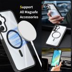 Hard Pc Case for Samsung Galaxy A16/A26/A17 Silver Shield Clear Magnetic Back Cover for Galaxy A16 A26 A35 A55 A17 - Image 3